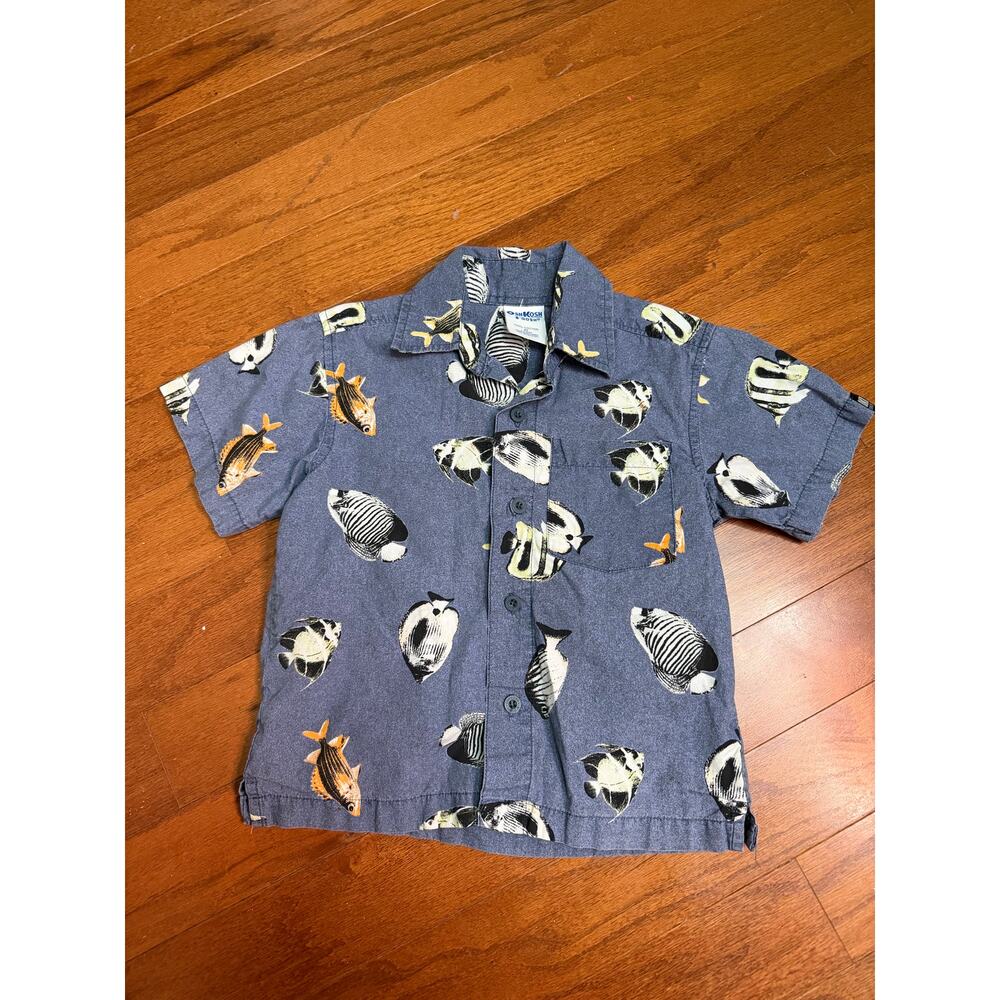 Vintage Y2K OshKosh Fish Button Up
